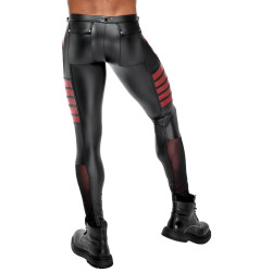 NEK Pantalon ORMETO Noir-Rouge
